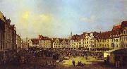 Bernardo Bellotto The Old Market Square in Dresden 4 oil on canvas